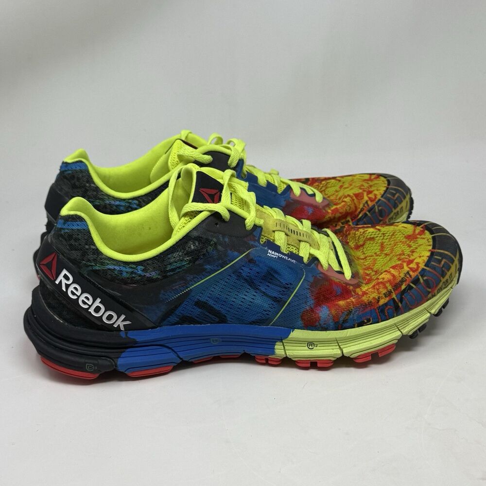 Reebok One Cushion 3.0 Nano Weave Sneakers Mens 10 Blue Running Training